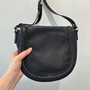 Barney’s New York Black Leather Women's Bag damaged! Crossbody